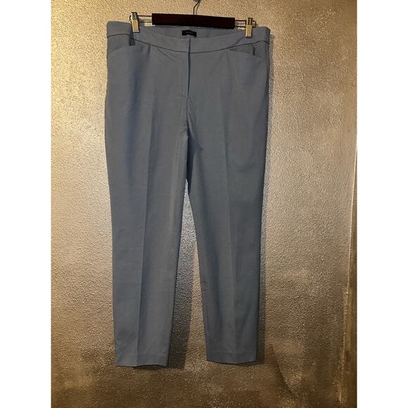 Halogen Professional Business Casual Blue Stone Wash Stretch Slacks Pants NWT - Picture 1 of 8